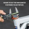 image:imageFunn Arrow Bike Seat Post Length 350mm Diameter 272mm  309mm  316mm Aluminum Alloy AL7050 3D Forged One Piece Head and Shaft