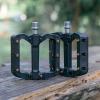 image:imageFunn Black Magic Plastic Flat Mountain Bike Pedal Set  Lightweight Wide Platform Bicycle Pedals for Stability 916inch CrMo Axle Bike Pedals for MTBBMXUrbanGravel RidingOrange