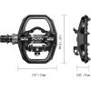 image:imageFunn Clast Clipin Pedals with Dual Platform for MTB Commuting Touring SPDCompatible Clipless Pedal on One Side Flat Platform on The OtherPilsner