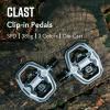 image:imageFunn Clast Clipin Pedals with Dual Platform for MTB Commuting Touring SPDCompatible Clipless Pedal on One Side Flat Platform on The OtherSilver
