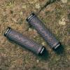 image:imageFunn Combat II Mountain Bike Handlebar Grips with Double Lock on Clamp Comfortable and Durable Grips with 22 mm Inner Diameter Waffle Patterned Bike Grips for MTBBMXGray
