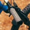 image:imageFunn Combat II Mountain Bike Handlebar Grips with Double Lock on Clamp Comfortable and Durable Grips with 22 mm Inner Diameter Waffle Patterned Bike Grips for MTBBMXGray