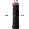 image:imageFunn Combat III Mountain Bike Handlebar Grips with Double Lock on Clamp AntiFatigue and Durable Grips with 22 mm Inner Diameter Unique Woven Patterned Bike Grips for MTBBMX