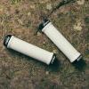 image:imageFunn Combat Mountain Bike Handlebar Grips with Double Lock On Clamp Easytofit and Durable Grips with 22 mm Inner Diameter Diamond Shape Patterned Bicycle Grips for MTBBMXWhite