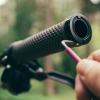 image:imageFunn Combat Mountain Bike Handlebar Grips with Double Lock On Clamp Easytofit and Durable Grips with 22 mm Inner Diameter Diamond Shape Patterned Bicycle Grips for MTBBMXBlack