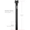 image:imageFunn Crossfire Bike Seat Post Length 400mm Diameter 309mm  316mm Aluminum Alloy AL6061 3D Forged One Piece Head and ShaftBlue