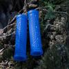 image:imageFunn Hilt ES Mountain Bike Handlebar Slipon Grips Lightweight and Ergonomic Bicycle Handlebar Grips with 22 mm Inner Diameters Unique Patterned Bicycle Grips for MTBBMXBlue