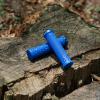 image:imageFunn Hilt JR Mountain Bike Handlebar Grips with Single Lock On Clamp Bicycle Handlebar Locking Grips with 19 mm Inner Diameter 34 Inch Bicycle Grips for Youth Girls and BoysBlue