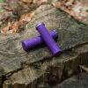image:imageFunn Hilt JR Mountain Bike Handlebar Grips with Single Lock On Clamp Bicycle Handlebar Locking Grips with 19 mm Inner Diameter 34 Inch Bicycle Grips for Youth Girls and BoysPurple