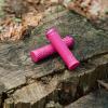 image:imageFunn Hilt JR Mountain Bike Handlebar Grips with Single Lock On Clamp Bicycle Handlebar Locking Grips with 19 mm Inner Diameter 34 Inch Bicycle Grips for Youth Girls and BoysPink