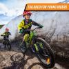 image:imageFunn Hilt JR Mountain Bike Handlebar Grips with Single Lock On Clamp Bicycle Handlebar Locking Grips with 19 mm Inner Diameter 34 Inch Bicycle Grips for Youth Girls and BoysGray