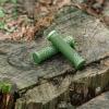 image:imageFunn Hilt JR Mountain Bike Handlebar Grips with Single Lock On Clamp Bicycle Handlebar Locking Grips with 19 mm Inner Diameter 34 Inch Bicycle Grips for Youth Girls and BoysOlive Green