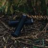 image:imageFunn Hilt Mountain Bike Handlebar Grips with Single Lock On Clamp Lightweight and Ergonomic Bicycle Handlebar Grips with 22 mm Inner Diameter Unique Patterned Bicycle Grips for MTBBMXBlack