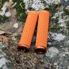 image:imageFunn Holeshot Mountain Bike Grips with Single Lock On Clamp Lightweight and Ergonomic Bike Handle Grips with 22 mm Inner Diameter Hardened End Bicycle Handlebar Grips for MTBBMXOrange