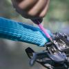 image:imageFunn Holeshot Mountain Bike Grips with Single Lock On Clamp Lightweight and Ergonomic Bike Handle Grips with 22 mm Inner Diameter Hardened End Bicycle Handlebar Grips for MTBBMXBlue