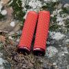 image:imageFunn Holeshot Mountain Bike Grips with Single Lock On Clamp Lightweight and Ergonomic Bike Handle Grips with 22 mm Inner Diameter Hardened End Bicycle Handlebar Grips for MTBBMXRed