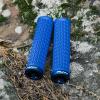 image:imageFunn Holeshot Mountain Bike Grips with Single Lock On Clamp Lightweight and Ergonomic Bike Handle Grips with 22 mm Inner Diameter Hardened End Bicycle Handlebar Grips for MTBBMXBlue