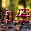 image:imageFunn Mamba MTB Clipless Pedals Single Sided Clip Mountain Bike Pedals Compatible with SPD Cleats 916Inch CrMo Axle Bicycle Pedals for MTBBMXGravel CyclingBlue