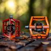 image:imageFunn Mamba Mountain Bike Clipless Pedals Double Sided Clip Wide Platform MTB Pedals Compatible with SPD Cleats 916Inch CrMo Axle Bicycle Pedals for MTBBMXGravel CyclingOrange