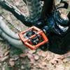 image:imageFunn Mamba S MTB Clipless Pedals Double Sided Clip Compact Platform Mountain Bike Pedals Compatible with SPD Cleats 916Inch CrMo Axle Bicycle Pedals for MTBBMXGravel CyclingOrange