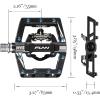 image:imageFunn Mamba S MTB Clipless Pedals Single Sided Clip Mountain Bike Pedals Compatible with SPD Cleats 916Inch CrMo Axle Bicycle Pedals for MTBBMXGravel CyclingGreen