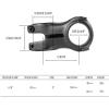 image:imageFunn Nixie Bike Stem with 0mm Rise  Length 40mm stem  50mm stem with 318mm Bar Clamp Bike Stem for Mountain Bike BMX Bike Road Bike and Gravel BikeRed