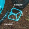 image:imageFunn Python Flat Bike Pedals  Wide Platform Bicycle Pedals for BMXMTB Mountain Bike 916inch CrMo AxleBlue