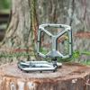 image:imageFunn Python Flat Bike Pedals  Wide Platform Bicycle Pedals for BMXMTB Mountain Bike 916inch CrMo AxleGray