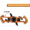image:imageFunn Ripper Mountain Bike Clipless Pedals Rocker ClipSpringLoaded Clipin Mechanism Compatible with SPD Cleats 916 CrMo Axle Bicycle Pedals for MTBGravel CyclingGreen