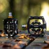 image:imageFunn Ripper Mountain Bike Clipless Pedals Rocker ClipSpringLoaded Clipin Mechanism Compatible with SPD Cleats 916 CrMo Axle Bicycle Pedals for MTBGravel CyclingBlack