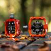 image:imageFunn Ripper Mountain Bike Clipless Pedals Rocker ClipSpringLoaded Clipin Mechanism Compatible with SPD Cleats 916 CrMo Axle Bicycle Pedals for MTBGravel CyclingGreen