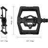 image:imageFunn Ripper2 Mountain Bike Clipless Pedals Compatible with SPD Cleats 916 CrMo Axle Bicycle PedalsSingle Side