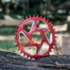 image:imageFunn Solo DX Narrow Wide Chainring for 9 10 11 12 Speed Chain Fits SRAM Direct Mount Interface Crankset 6mm Offset Single Speed Bike Chain Ring for MTB BMX Bike and Road BikeRed