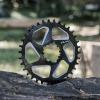 image:imageFunn Solo DX Narrow Wide Chainring for 9 10 11 12 Speed Chain Fits SRAM Direct Mount Interface Crankset 6mm Offset Single Speed Bike Chain Ring for MTB BMX Bike and Road BikeBlack