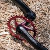 image:imageFunn Solo DX Narrow Wide Chainring for 9 10 11 12 Speed Chain Fits SRAM Direct Mount Interface Crankset 6mm Offset Single Speed Bike Chain Ring for MTB BMX Bike and Road BikeBlue