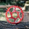 image:imageFunn Solo DX Narrow Wide Chainring for 9 10 11 12 Speed Chain Fits SRAM Direct Mount Interface Crankset Boost 3mm Offset Single Speed Bike Chain Ring for MTB BMX Bike and Road BikeRed