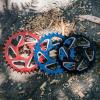 image:imageFunn Solo DX Narrow Wide Chainring for 9 10 11 12 Speed Chain Fits SRAM Direct Mount Interface Crankset Boost 3mm Offset Single Speed Bike Chain Ring for MTB BMX Bike and Road BikeBlue