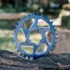 image:imageFunn Solo DX Narrow Wide Chainring for 9 10 11 12 Speed Chain Fits SRAM Direct Mount Interface Crankset Boost 3mm Offset Single Speed Bike Chain Ring for MTB BMX Bike and Road BikeBlue
