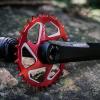 image:imageFunn Solo DX Narrow Wide Chainring for 9 10 11 12 Speed Chain Fits SRAM Direct Mount Interface Crankset Boost 3mm Offset Single Speed Bike Chain Ring for MTB BMX Bike and Road BikeRed