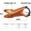 image:imageFunn Stryge Bike Riser Stem  7 Rise 60mm Length 318mm Bar Clamp Suitable for MTB BMX Road amp Gravel Bikes BlackRed
