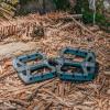 image:imageFunn Taipan Glass Fiber Reinforced Thermoplastic Bike Pedals with 916inch CrMo Axles and ShinFriendly Pins for MTBBMXUrbanGravel RidingBlack