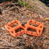image:imageFunn Taipan Glass Fiber Reinforced Thermoplastic Bike Pedals with 916inch CrMo Axles and ShinFriendly Pins for MTBBMXUrbanGravel RidingOrange