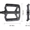 image:imageFunn Taipan Glass Fiber Reinforced Thermoplastic Bike Pedals with 916inch CrMo Axles and ShinFriendly Pins for MTBBMXUrbanGravel RidingRed