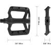 image:imageFunn Taipan S Glass Fiber Reinforced Thermoplastic Bike Pedals with 916inch CrMo Axles for MTBBMXUrbanGravel Riding Suitable for Youth Kids and Young RidersPurple