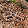 image:imageFunn Taipan S Glass Fiber Reinforced Thermoplastic Bike Pedals with 916inch CrMo Axles for MTBBMXUrbanGravel Riding Suitable for Youth Kids and Young RidersBrown