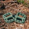 image:imageFunn Taipan S Glass Fiber Reinforced Thermoplastic Bike Pedals with 916inch CrMo Axles for MTBBMXUrbanGravel Riding Suitable for Youth Kids and Young RidersOlive Green