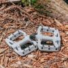 image:imageFunn Taipan S Glass Fiber Reinforced Thermoplastic Bike Pedals with 916inch CrMo Axles for MTBBMXUrbanGravel Riding Suitable for Youth Kids and Young RidersGray