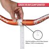 image:imageFunn Upturn HighRise Mountain Bike Handlebar with Bar Clamp 318mm and Width 785mm Durable and Lightweight Alloy Riser Handlebar for MTB and BMX Bike Rise 75mm MTB Handlebar BlackGray