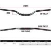 image:imageFunn Upturn HighRise Mountain Bike Handlebar with Bar Clamp 318mm and Width 785mm Durable and Lightweight Alloy Riser Handlebar for MTB and BMX Bike Rise 75mm MTB Handlebar BlackBlue