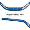 image:imageFunn Upturn HighRise Mountain Bike Handlebar with Bar Clamp 318mm and Width 785mm Durable and Lightweight Alloy Riser Handlebar for MTB and BMX Bike Rise 75mm MTB Handlebar BlackBlue